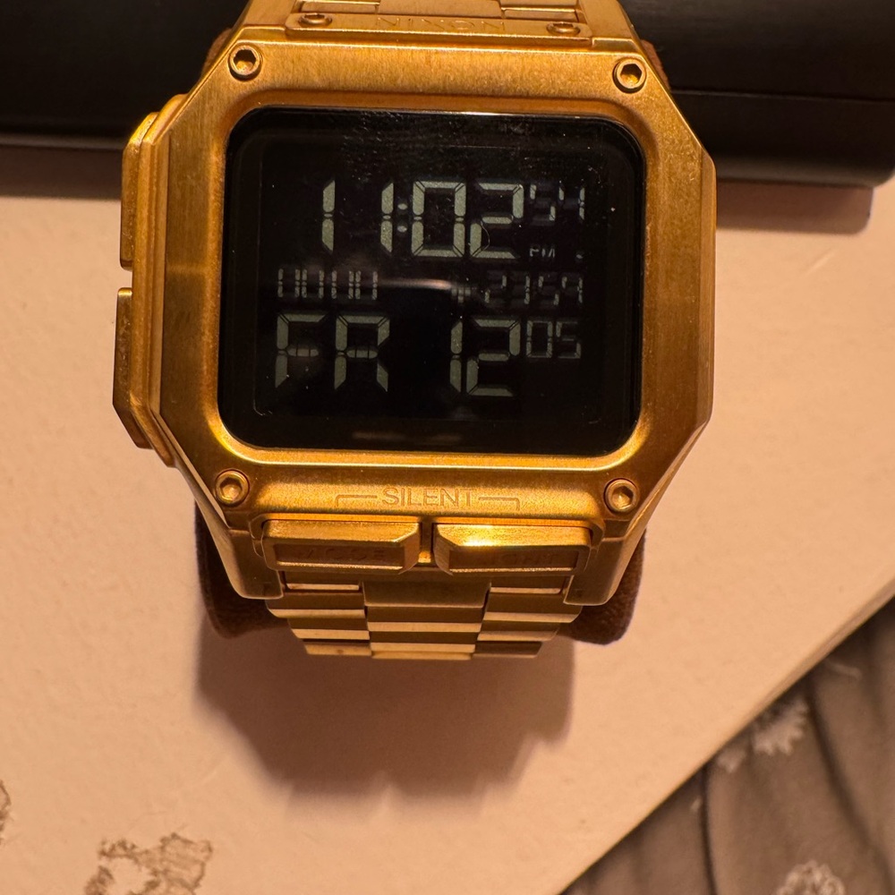 Nixon Gold Digital Smartwatch